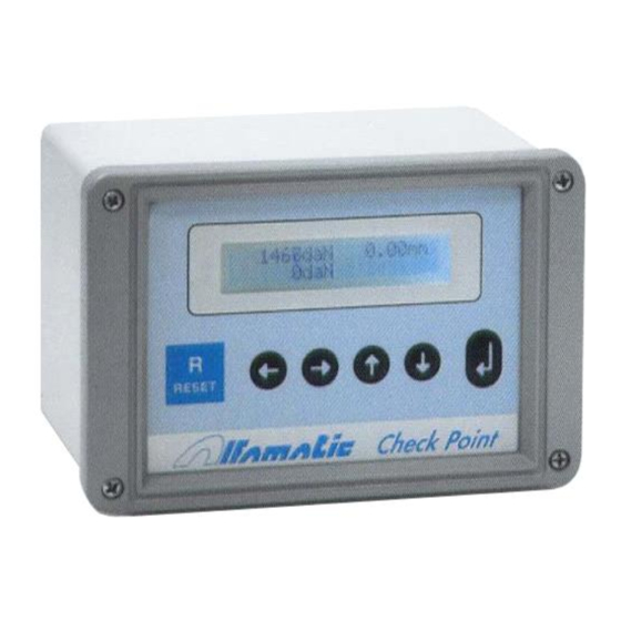 ALFAMATIC Check Point 4 User And Installation Manual