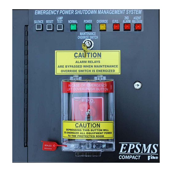 Fike EPSMS COMPACT Clean Agent Suppression Product Manual