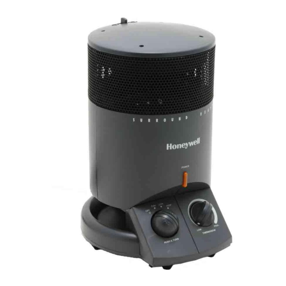 Honeywell HZ2200 - Mini-Tower 1500W Heater Fan Owner's Manual