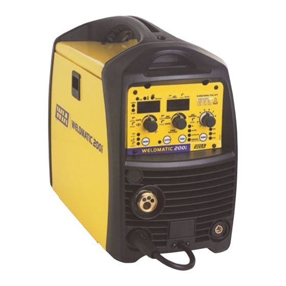 WELDING INDUSTRIES Weldmatic 200i Welder Manuals
