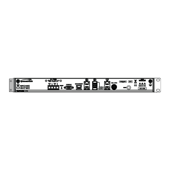 Symmetricom TimeProvider 2700 User Manual