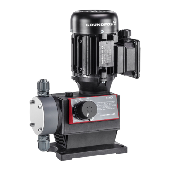 Grundfos DMX 221 Installation And Operating Instructions Manual