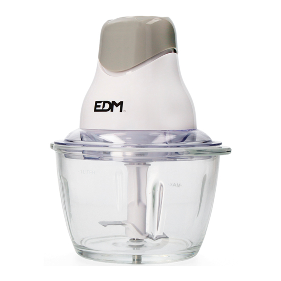 EDM Product Picadora Instruction Manual