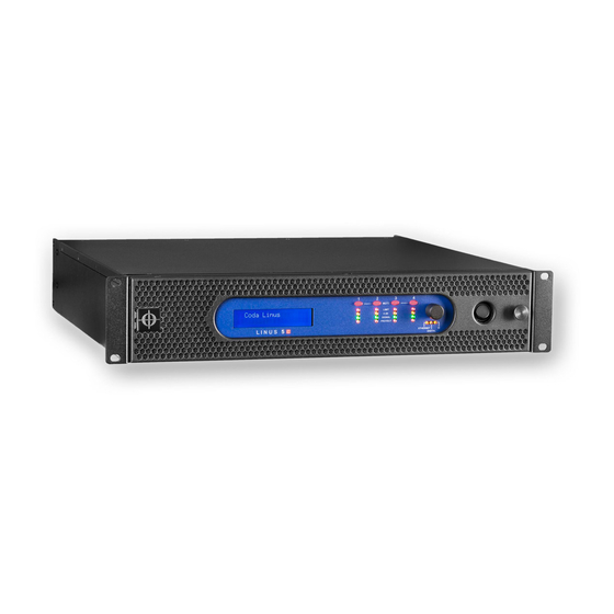 Coda LINUS5-C User Manual