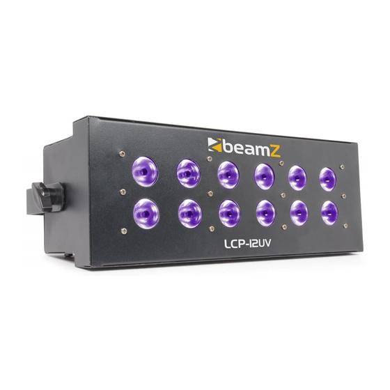 Beamz LCP-12UV Instruction Manual