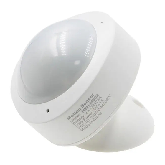 GENIO SMART RSH-MS02 Manuals