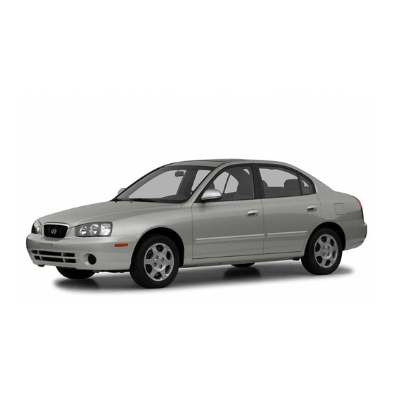 Hyundai Elantra Owner's Manual