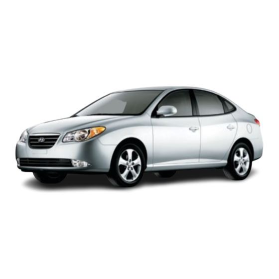 Hyundai ELANTRA Quick Reference Manual