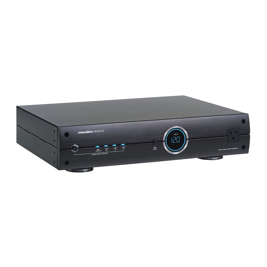 PANAMAX M5300EX SPECIFICATIONS Pdf Download ManualsLib