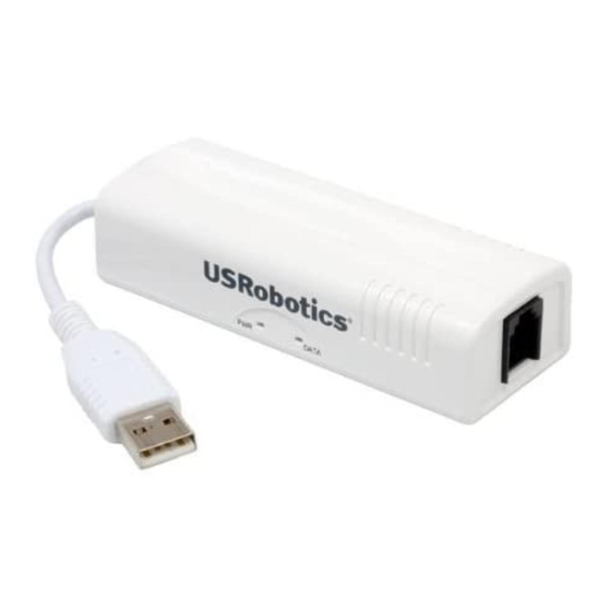 Us Robotics 56k Usb Modem Quick Installation Guide Rev 2 0 Quick Installation Manual Pdf