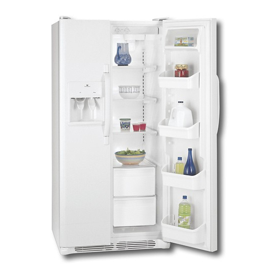 WHITEWESTINGHOUSE WWSS2601KW 26 CUBIC FOOT REFRIGERATOR FACTORY