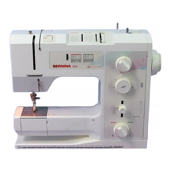 BERNINA 1011 INSTRUCTION MANUAL Pdf Download ManualsLib