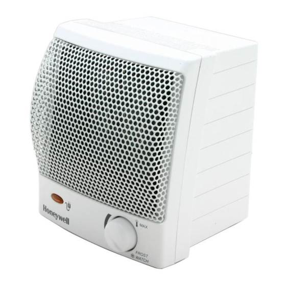Honeywell HZ 315 - Quick Heat Ceramic Heater Owner's Manual
