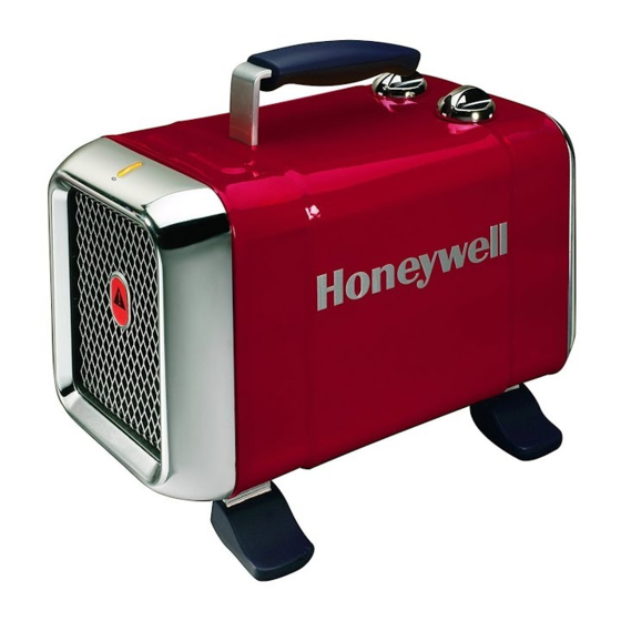 Honeywell HZ-510 - Professional Series Ceramic Heater Instructions Manual
