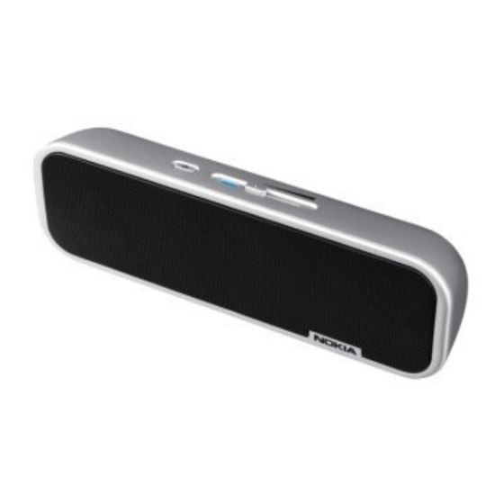 Nokia MD-3 - Music Speakers Portable User Manual