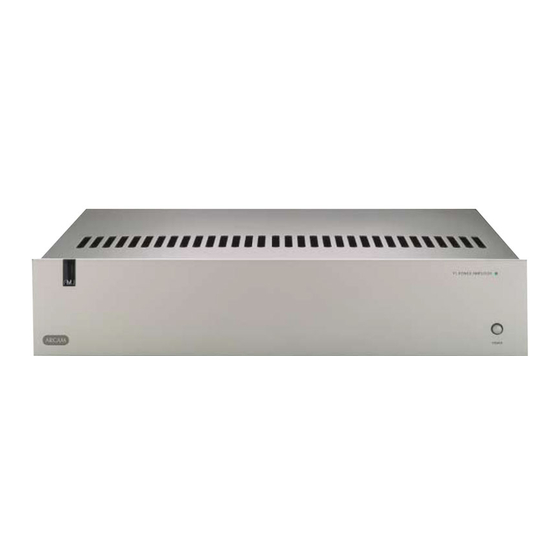 Arcam P1 Service Manual
