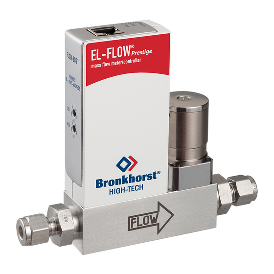 BRONKHORST EL-FLOW Prestige Series Instruction Manual