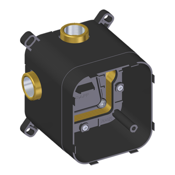 Graff UNI-BOX E-18000 Instructions For Assembly And Use
