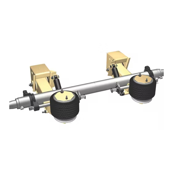 Ridewell Suspensions RAR-260 Installation And Service Manual