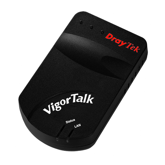 Draytek VigorTalk Specifications