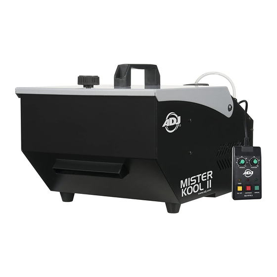 ADJ MISTER KOOL II User Manual