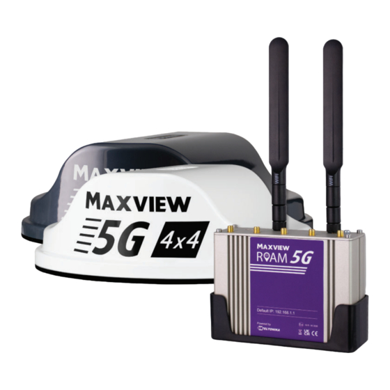 Maxview MXL060 Roam 5G Installation & User's Instructions