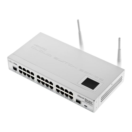 MikroTik CRS125-24G-1S-2HnD-IN Setup Manual