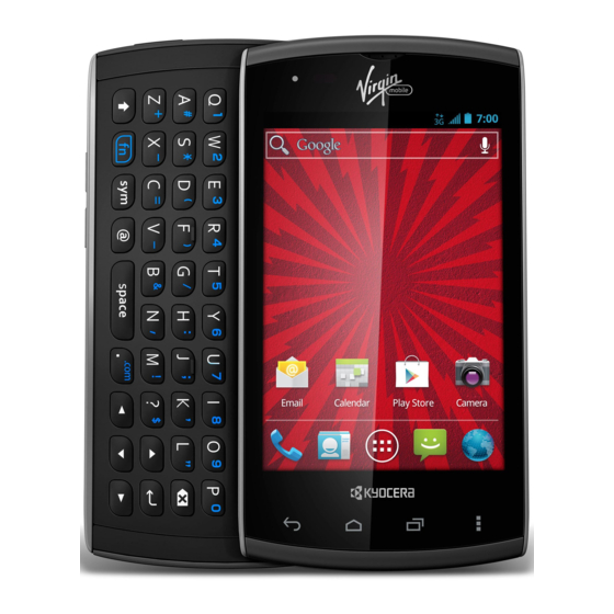 Kyocera Rise Basic Manual
