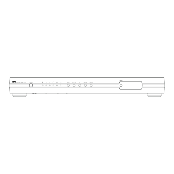 ELAC Alchemy PPA-2 Operating Instructions Manual