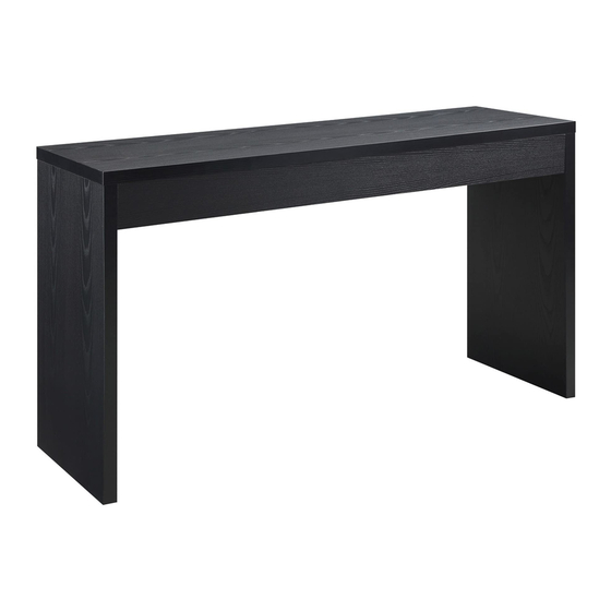 convenience concepts NORTHFIELD HALL CONSOLE Series Assembly Instructions