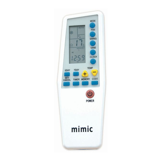 Advanced Engineering Mimic Quick Start Manual