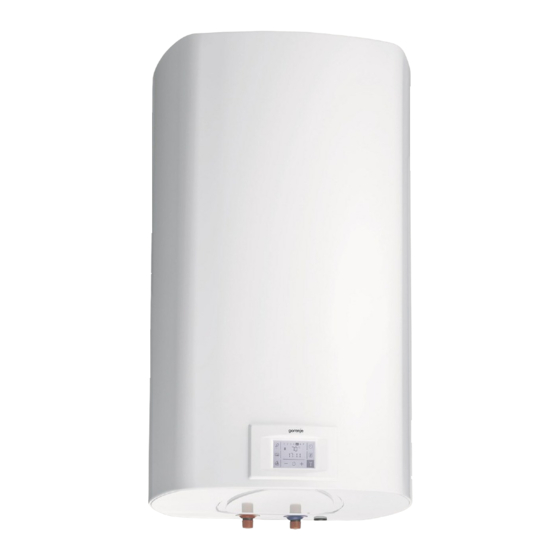 Gorenje OGB 80-150 E4 Instructions For Use Manual