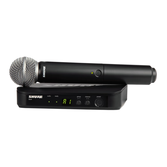 Shure BLX188E-H8E Online User's Manual