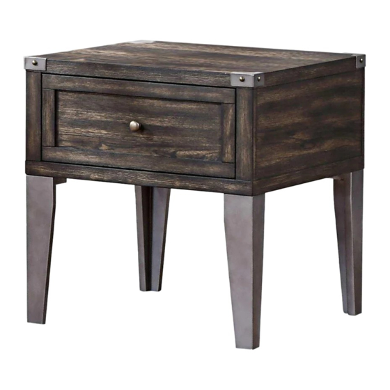 Furniture of America Piedmont CM4387E Assembly Instructions Manual