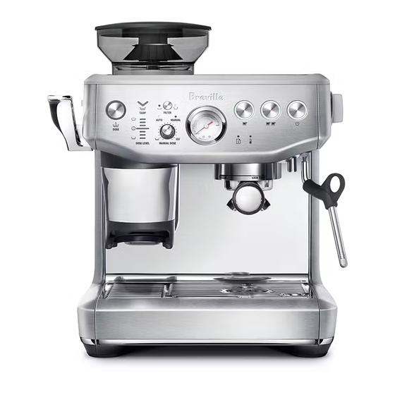 Breville the Barista Express Impress Instruction Book
