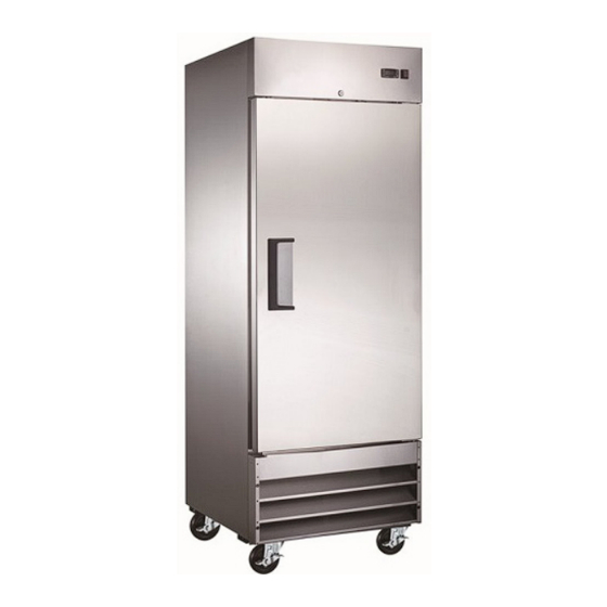 Omcan Aurora FR-CN-1372E-HC Instruction Manual