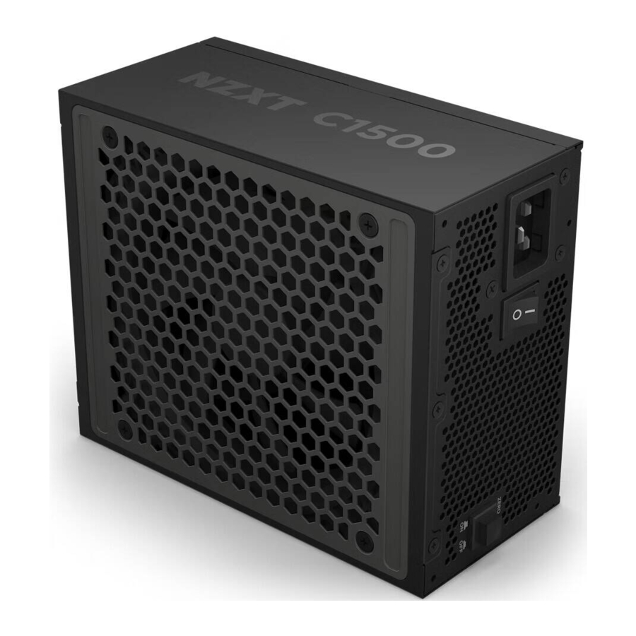 NZXT C1500 PLATINUM - Power Supply Manual
