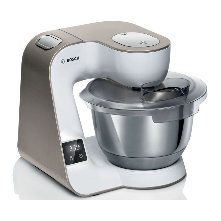 Bosch MUM5XW40G, MUM5X Series Manual
