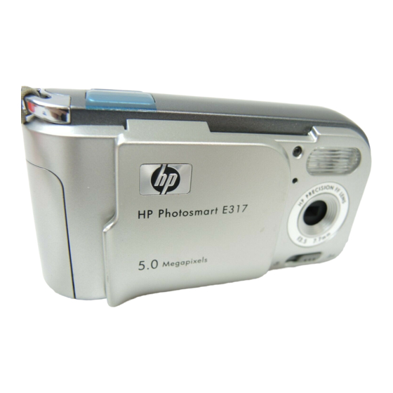 HP Photosmart E317 Quick Manual
