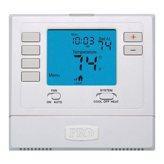 Pro1 IAQ T715 Installation Manual