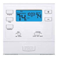 Pro1 IAQ True Comfort T715 Operation Manual