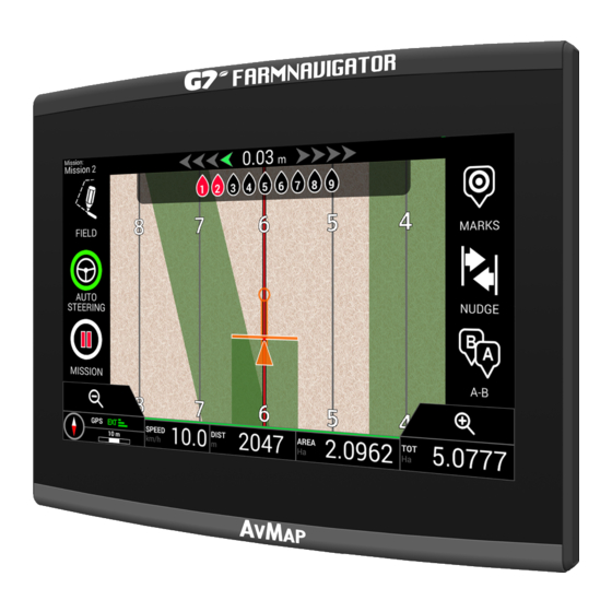 AvMap G7 Farmnavigator Manuals