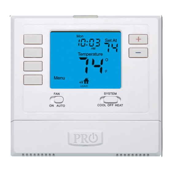 Pro1 IAQ T715 Installation Manual