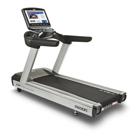 DRAX New Redon Treadmill Manuals
