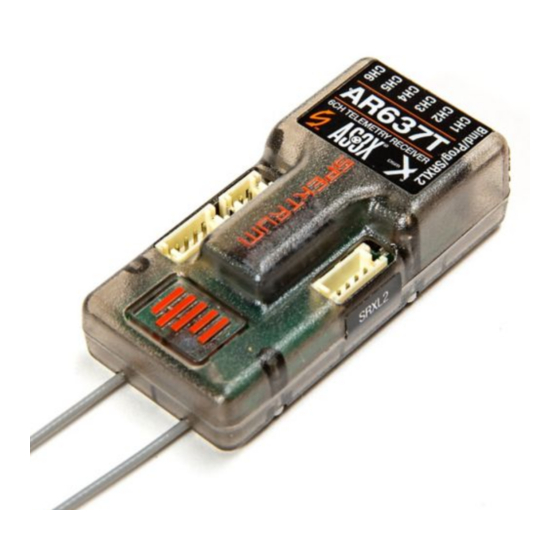 Spektrum AR637T Manual