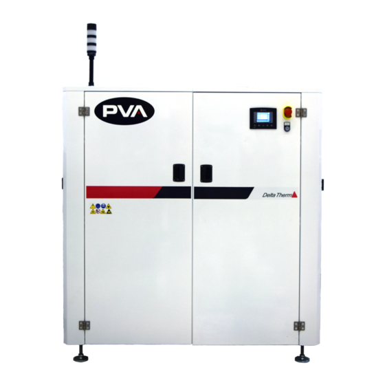User Manuals: PVA DeltaTherm Infrared Curing Chamber