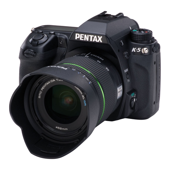 Pentax K-5 Specifications