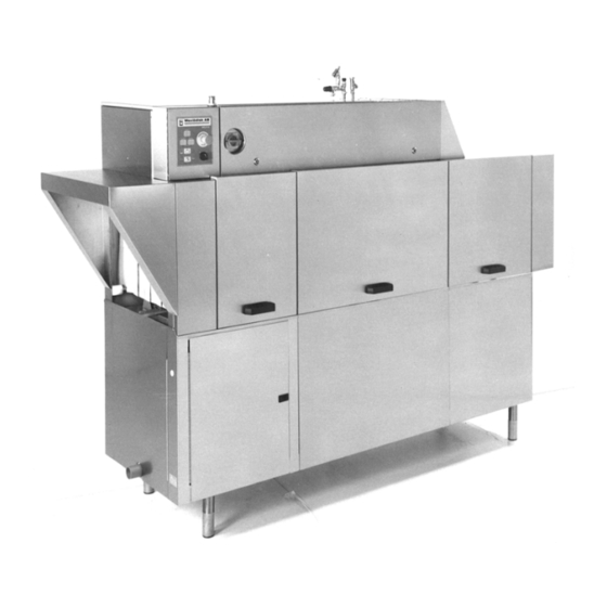User Manuals: Metos 151 Series Rack Conveyor Dishwasher
