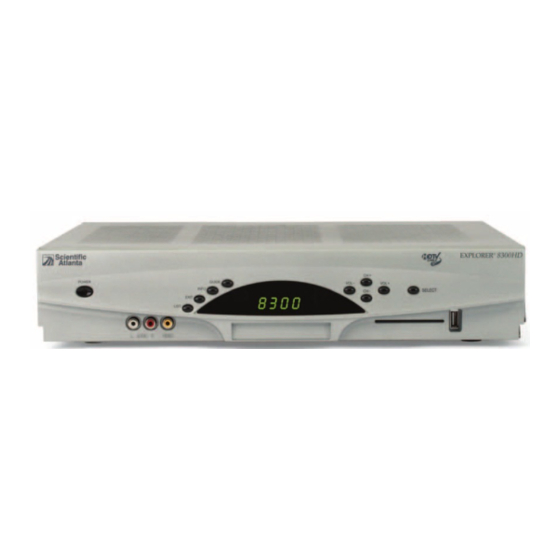 Scientific Atlanta Explorer 8300HD Connecting Manual