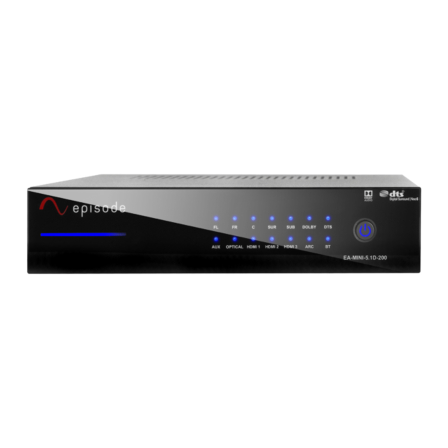 SnapAV episode Mini-5.1 Manuals